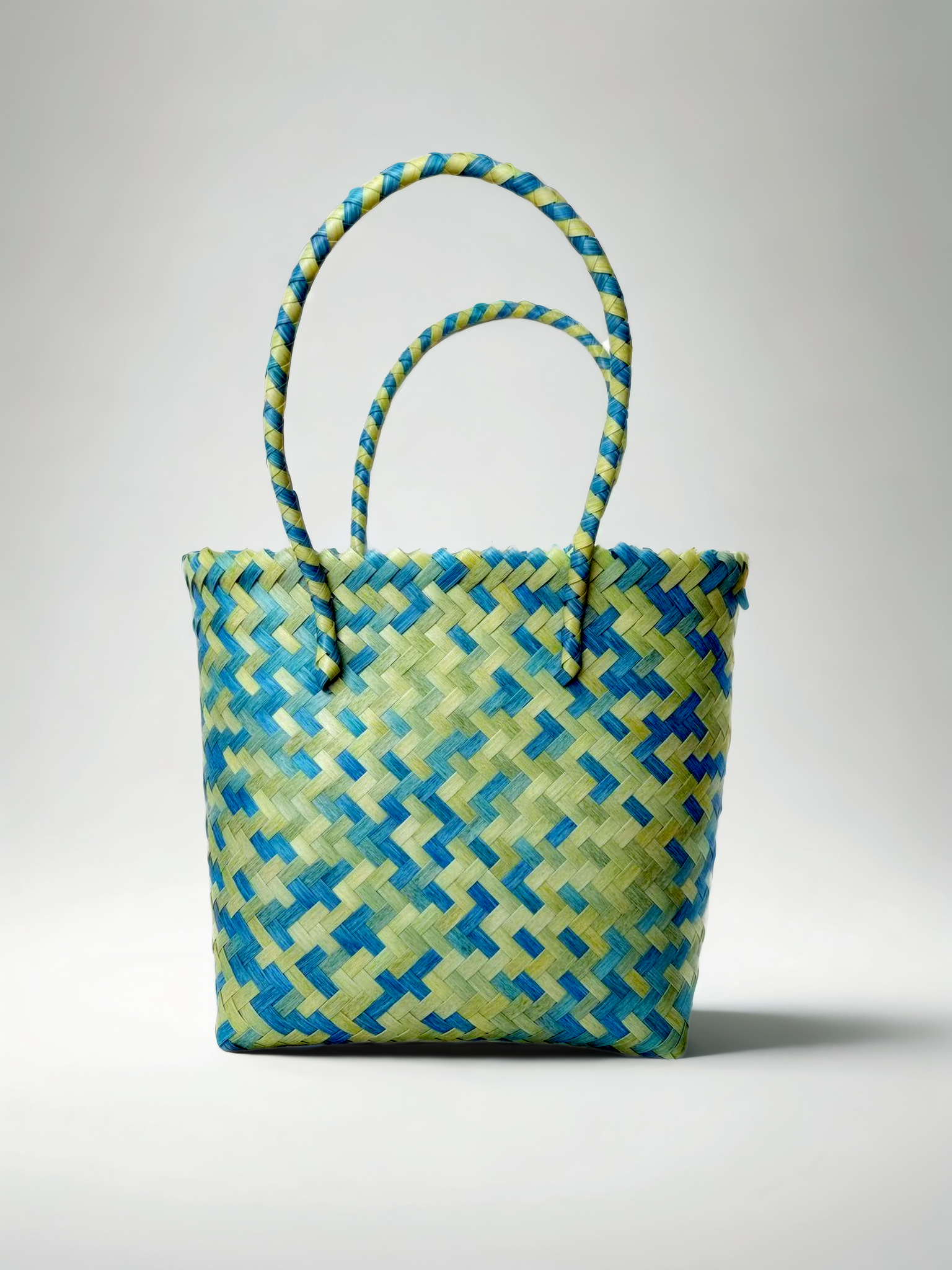 Woven bamboo bag