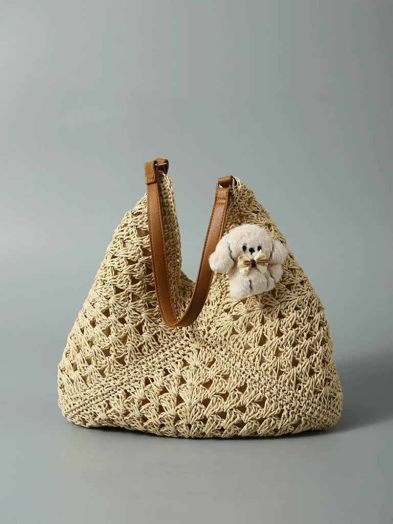 Beach woven bag